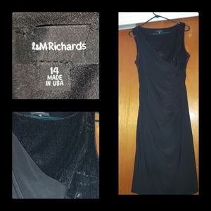 R&M Richards Sequin Embellished Dress
